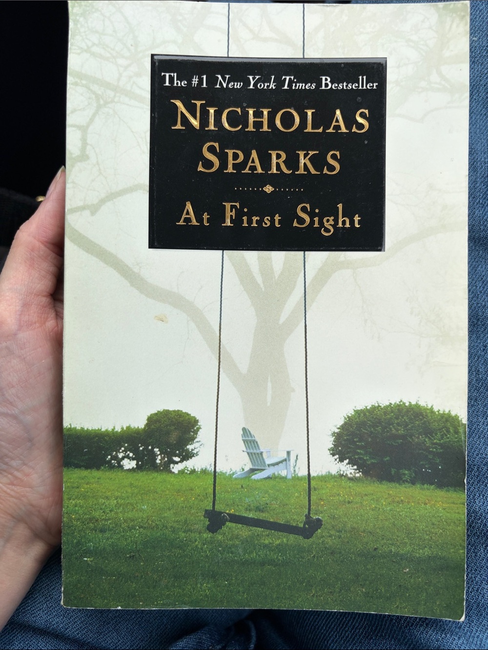 At First Sight by Nicholas Sparks - White Cover